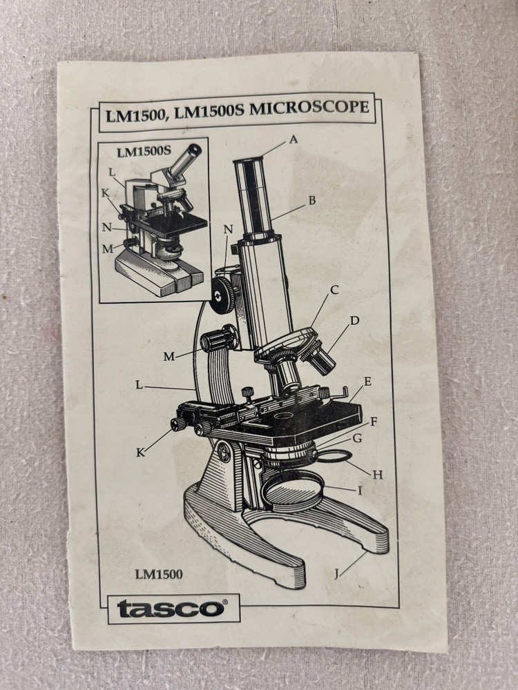 Vintage Tasco LM1500 Microscope