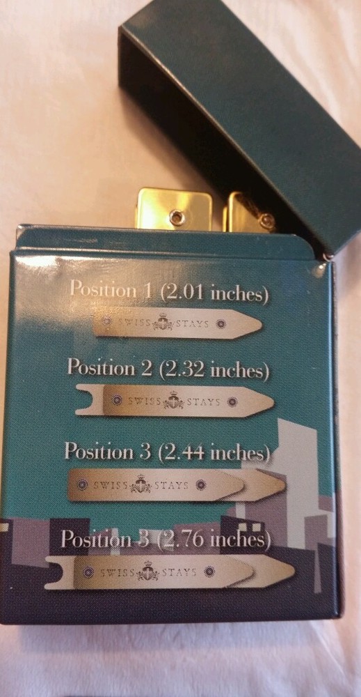 3 adjustable sets SWISS STAYS Adjustable Collar System ( Brass )