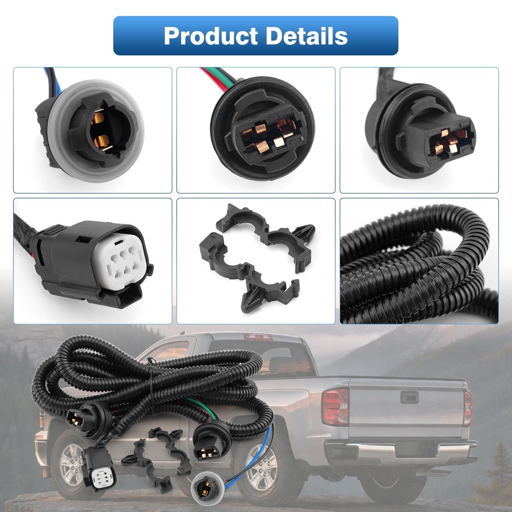 Driver Left Side Tail Light Harness Replacement for 23295978, Driver/Left Side