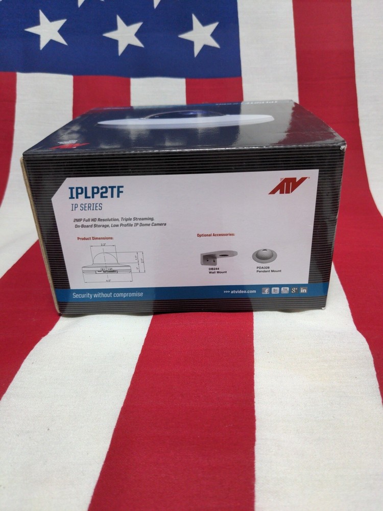 IPLP2TF 2mp Hd Resolution Micro Dome IP Camera 3.7mm