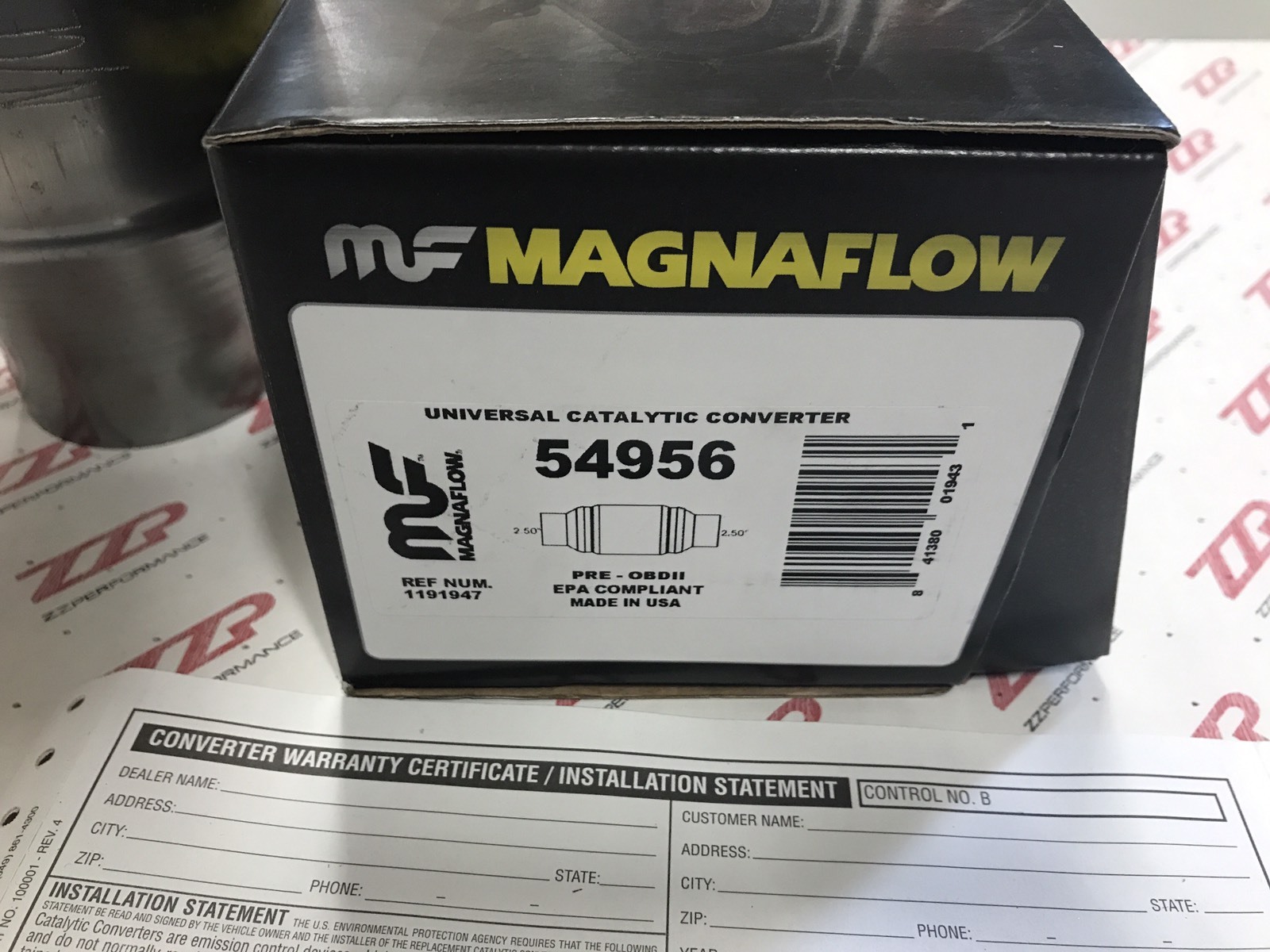 2.5" Magnaflow 54956 High Flow Performance Catalytic Converter