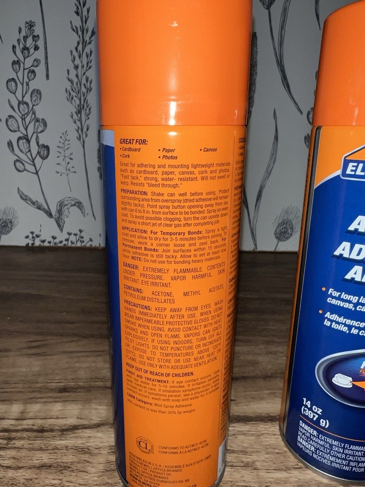 2pk 14oz Elmers Spray Adhesive