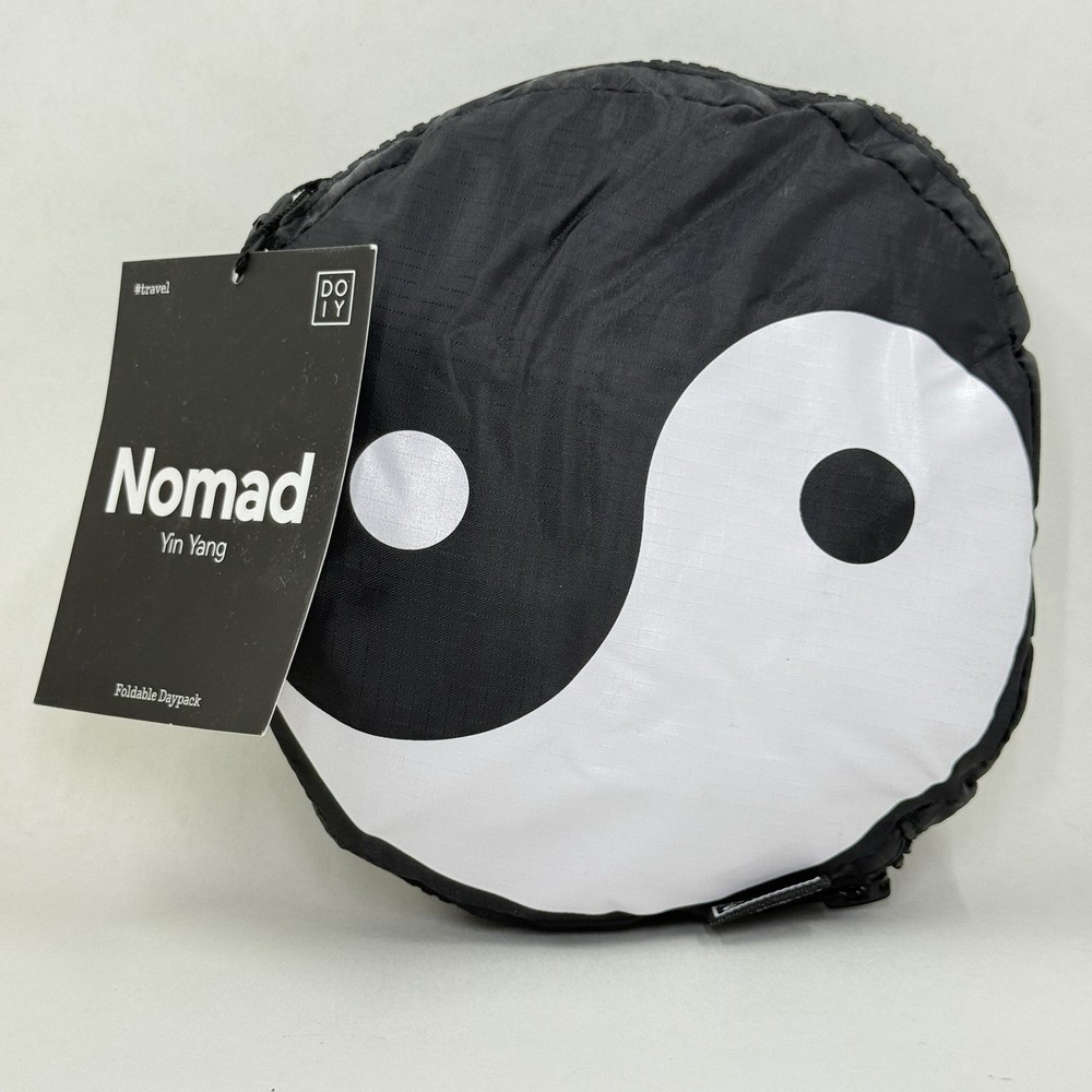 DOIY Yin Yang Nomad Packable Daypack Backpack & Eye Reusable Bag