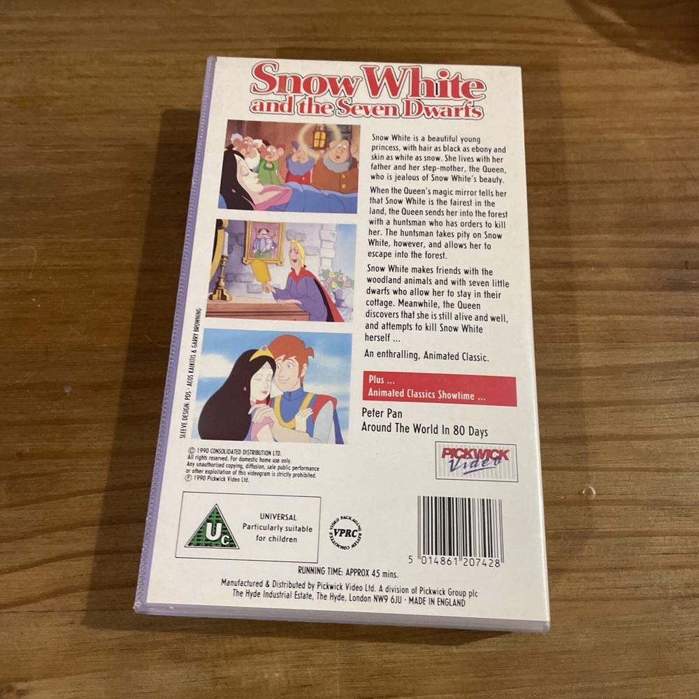 Snow White And The Seven Dwarfs (VHS)