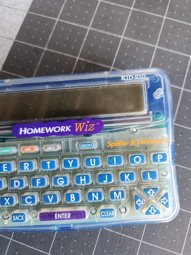 Franklin Homework Wiz KID-210 Handheld Spelling Dictionary Tested & Working!