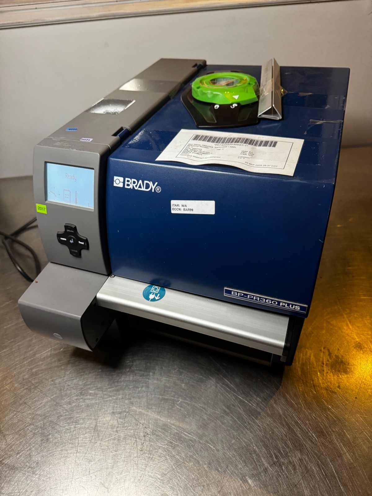 BRADY BP-PR300 PLUS THERMAL LABEL PRINTER