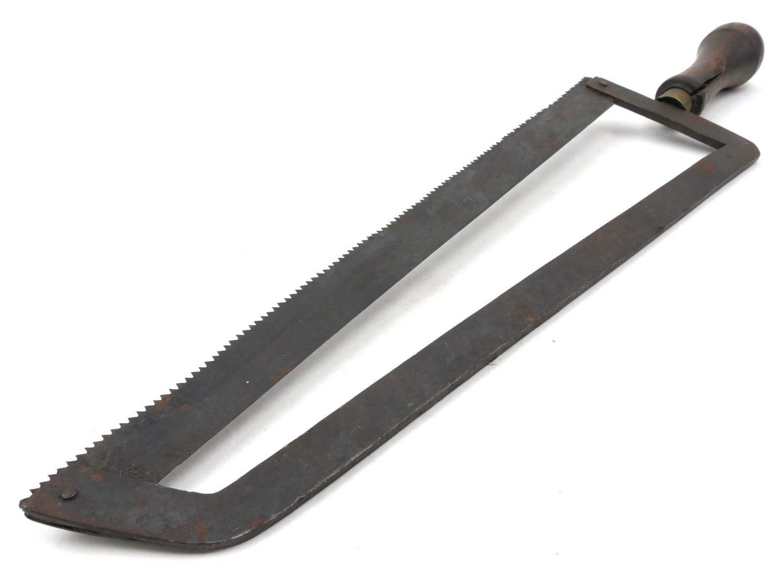 Antique W WELZ Bone Saw c. 18th-19th War Surgical Amputation Tool Hacksaw