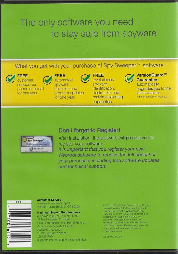 Webroot Software Spy Sweeper - Service Desk Edition (704)