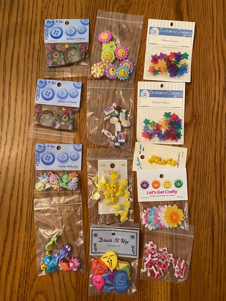 Bulk Novelty Sewing Buttons