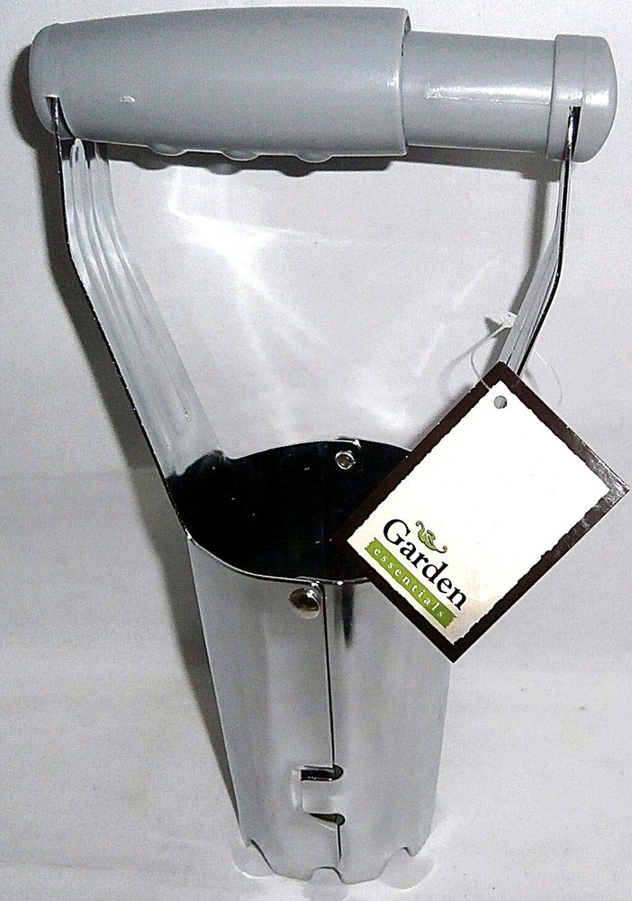 Adjustable Bulb Planter ~9" ~ Tall Durable Steel Construction/Chrome Plated