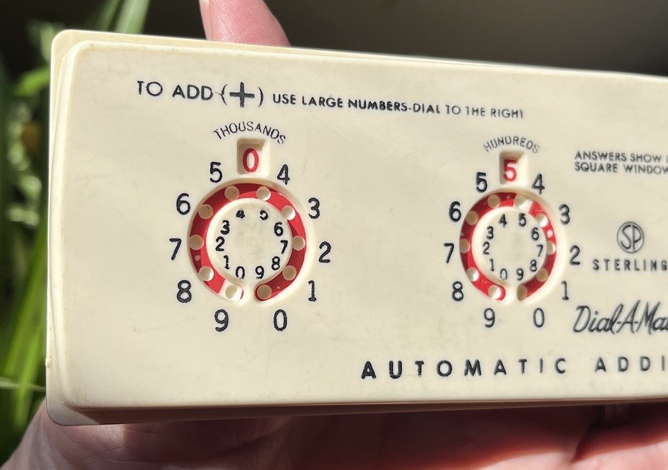 Sterling #565 & 567 Dial-A-Matic Automatic Mechanical Adding Machine Vtg *READ*