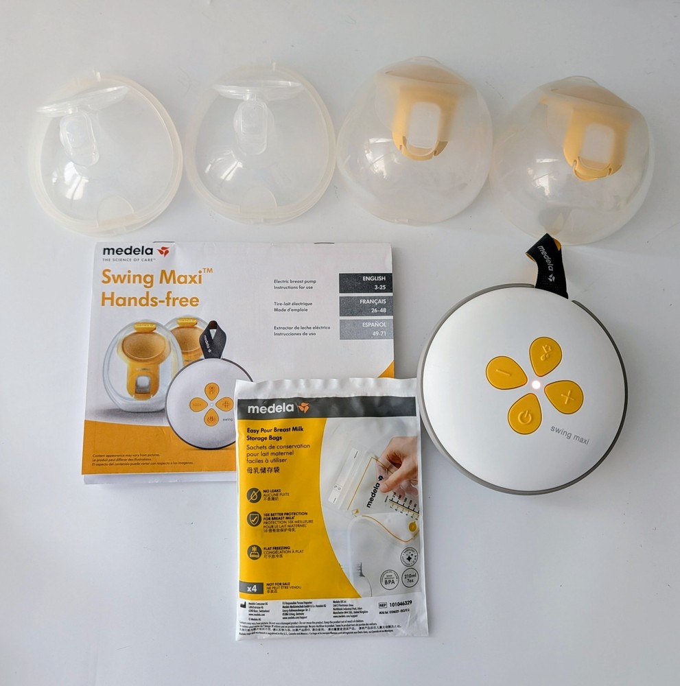 Medela Swing Maxi Hands Free Electric Breast Pump White Pump
