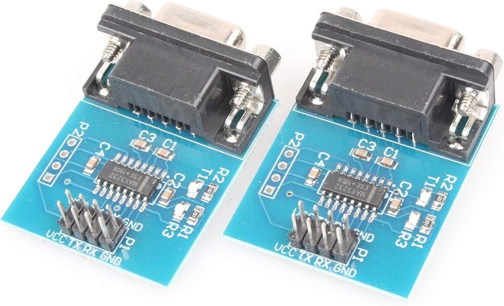 RS232 to TTL Module (Pack of 2) with Communication Indicator for Projects