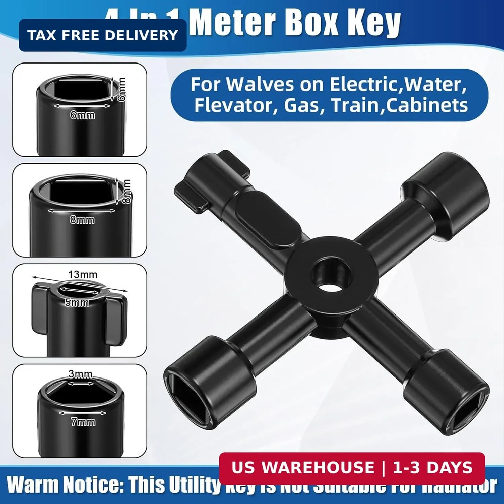 5 Pcs Angle Stop Wrench Kit Plumbing Tool, Compression Sleeve Puller for 1/2" Co