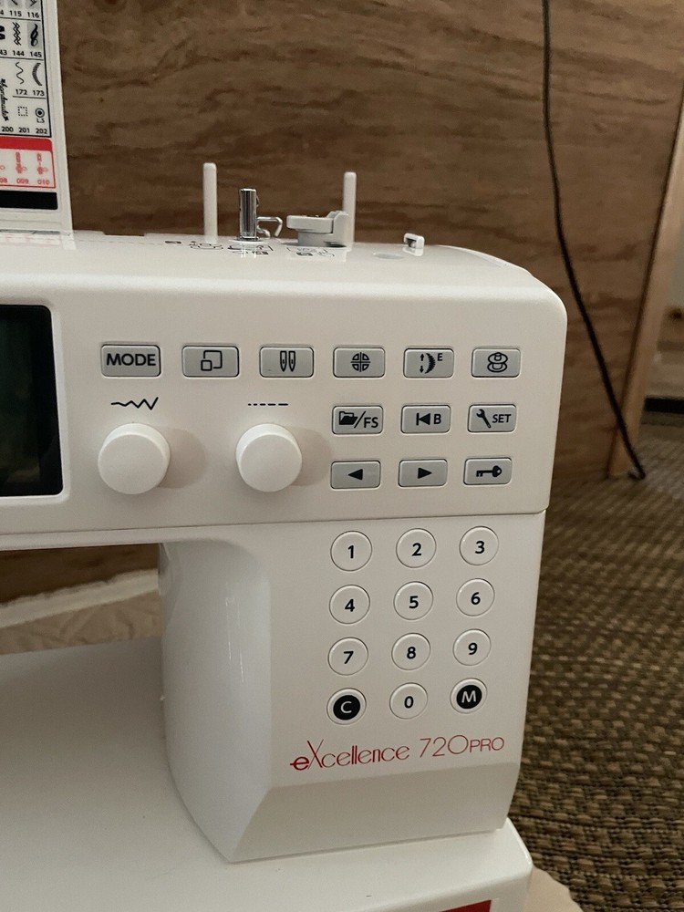 Elena eXcellence 720 Pro Computerized Sewing Machine