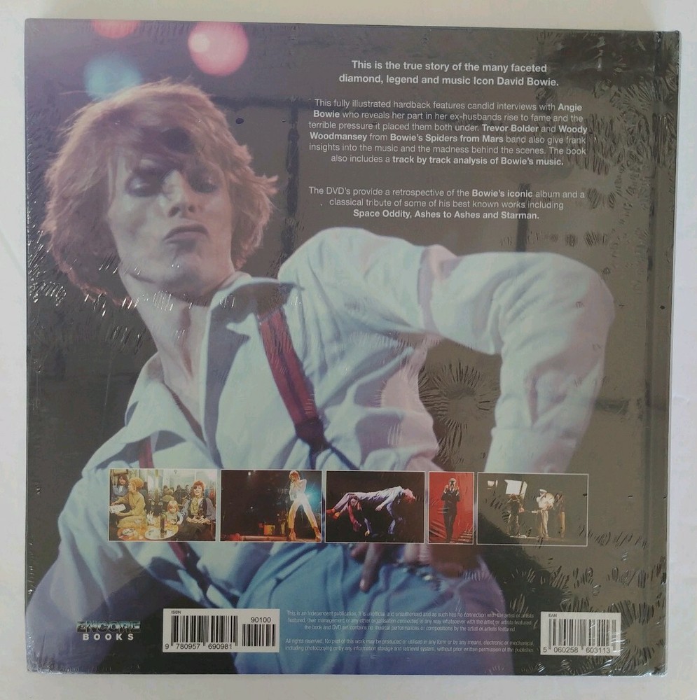 David Bowie on Reflection Hardback Book & 2 DVD Set - New