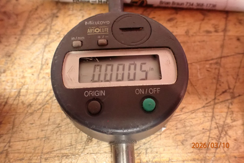 MITUTOYO DIGITAL DIAL INDICATOR MACHINIST TOOLING
