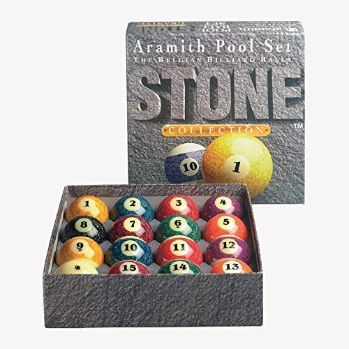 Stone Collection Pool and Billiard Ball Set