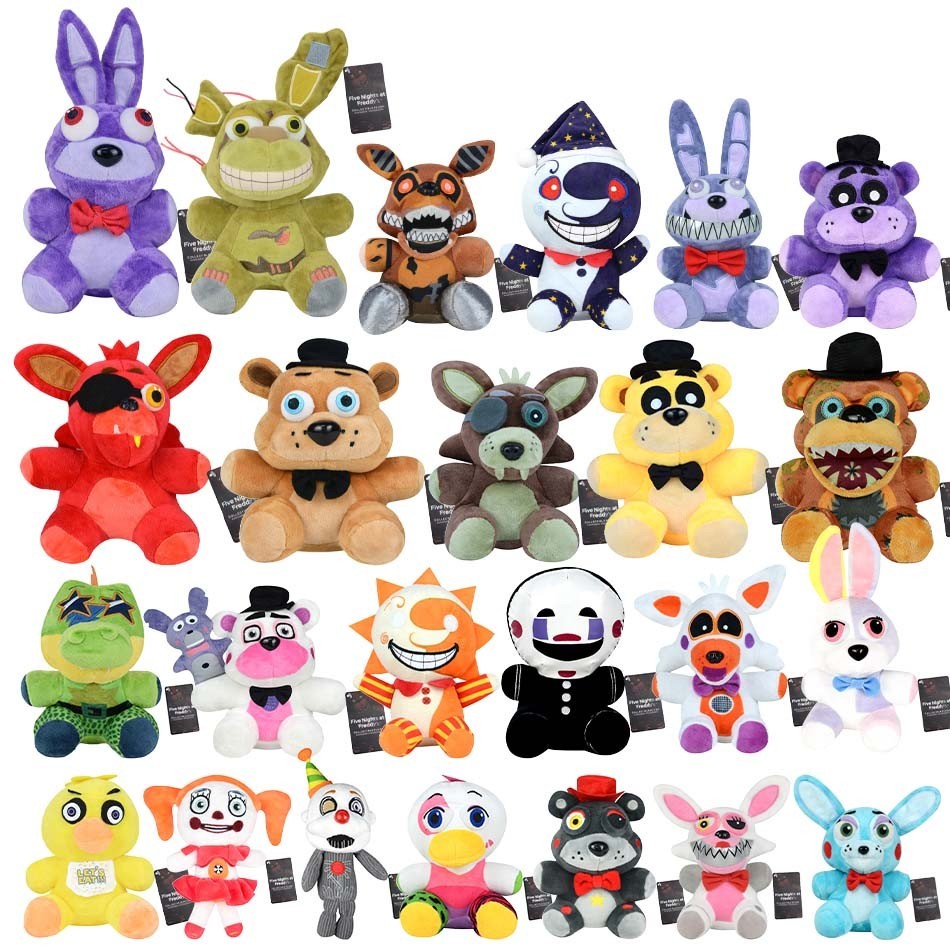 Five Nights At Freddy Plush Toys-FNAF Stuffed Animal Plushie-Fan Kids Toy Gifts