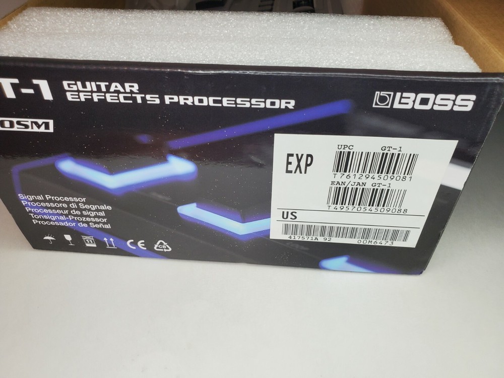 Boss GT-1 Guitar Effects Processor, Black