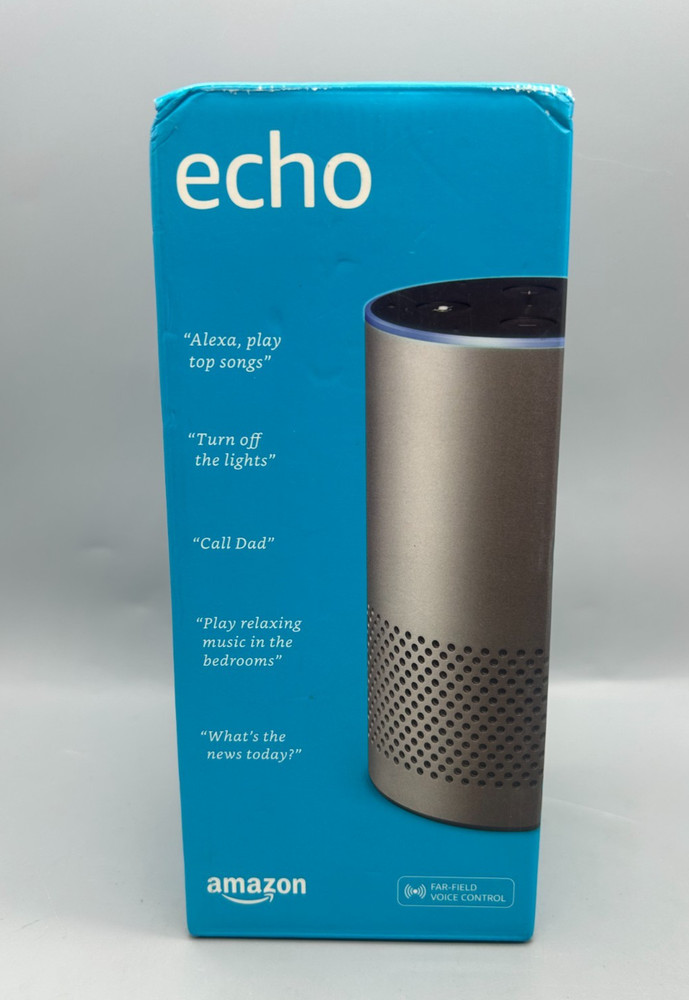 Amazon Echo (2nd Generation) Smart Speaker Alexa - Silver - Sealed