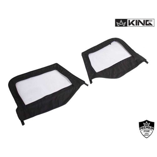 King 4WD 14019935 Replacement Soft Upper Doors Pair