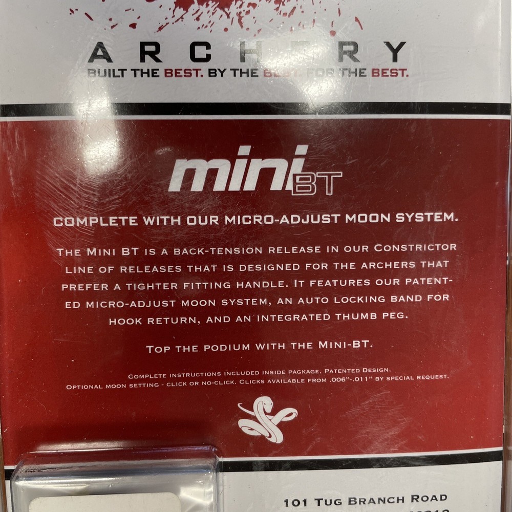 B3 Archery Red Mini BT Release