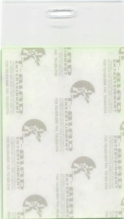 6th Annual Bridge School Benefit Backstage Pass Green Laminate Variant