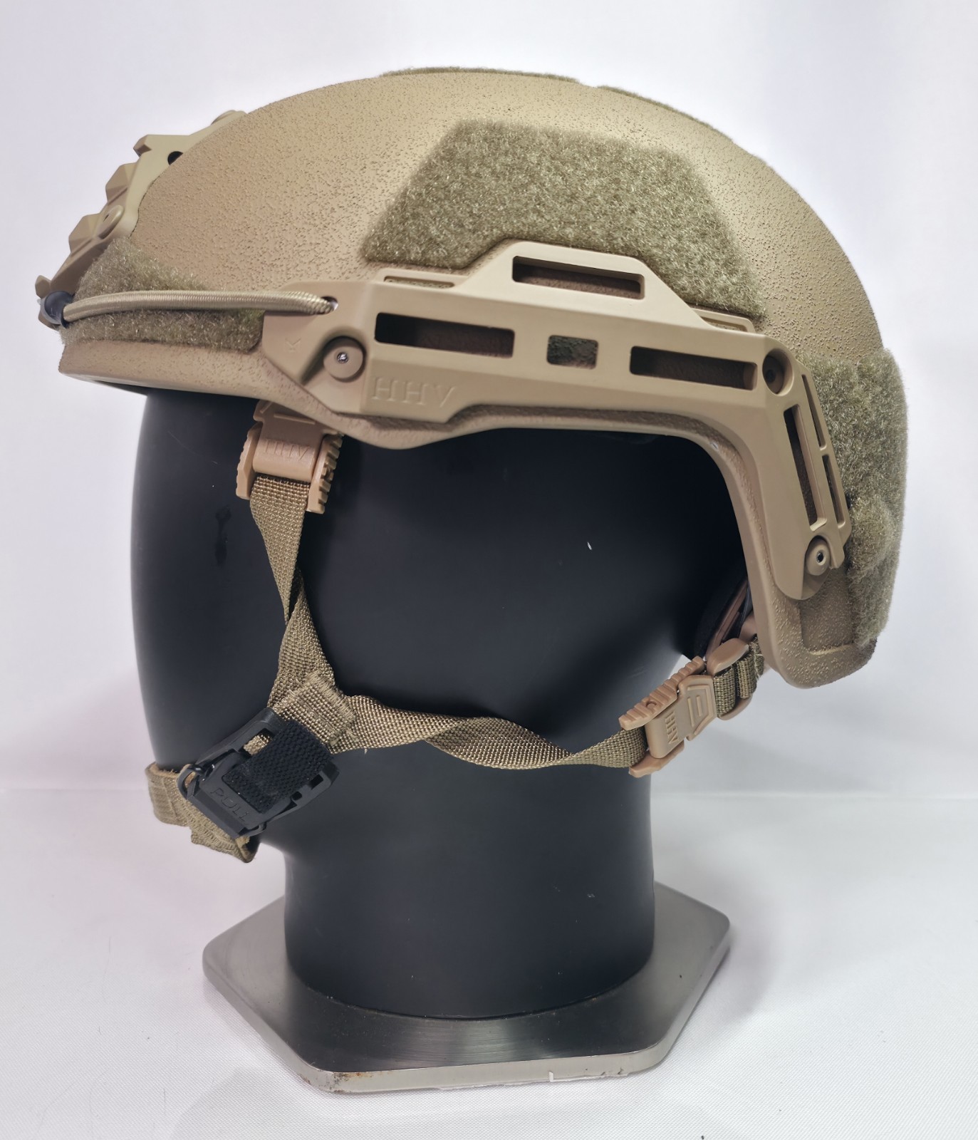 Hard Head Veterans HHV ATE Tactical Military Helmet Large Coyote w/Mount/Cover