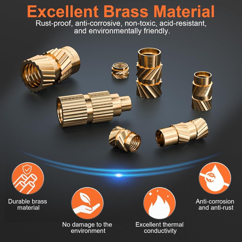 Threaded Inserts Set with Soldering Tip 440pc