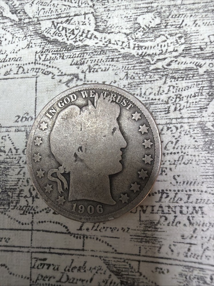 1906 D Barber Half Silver - G - BH04