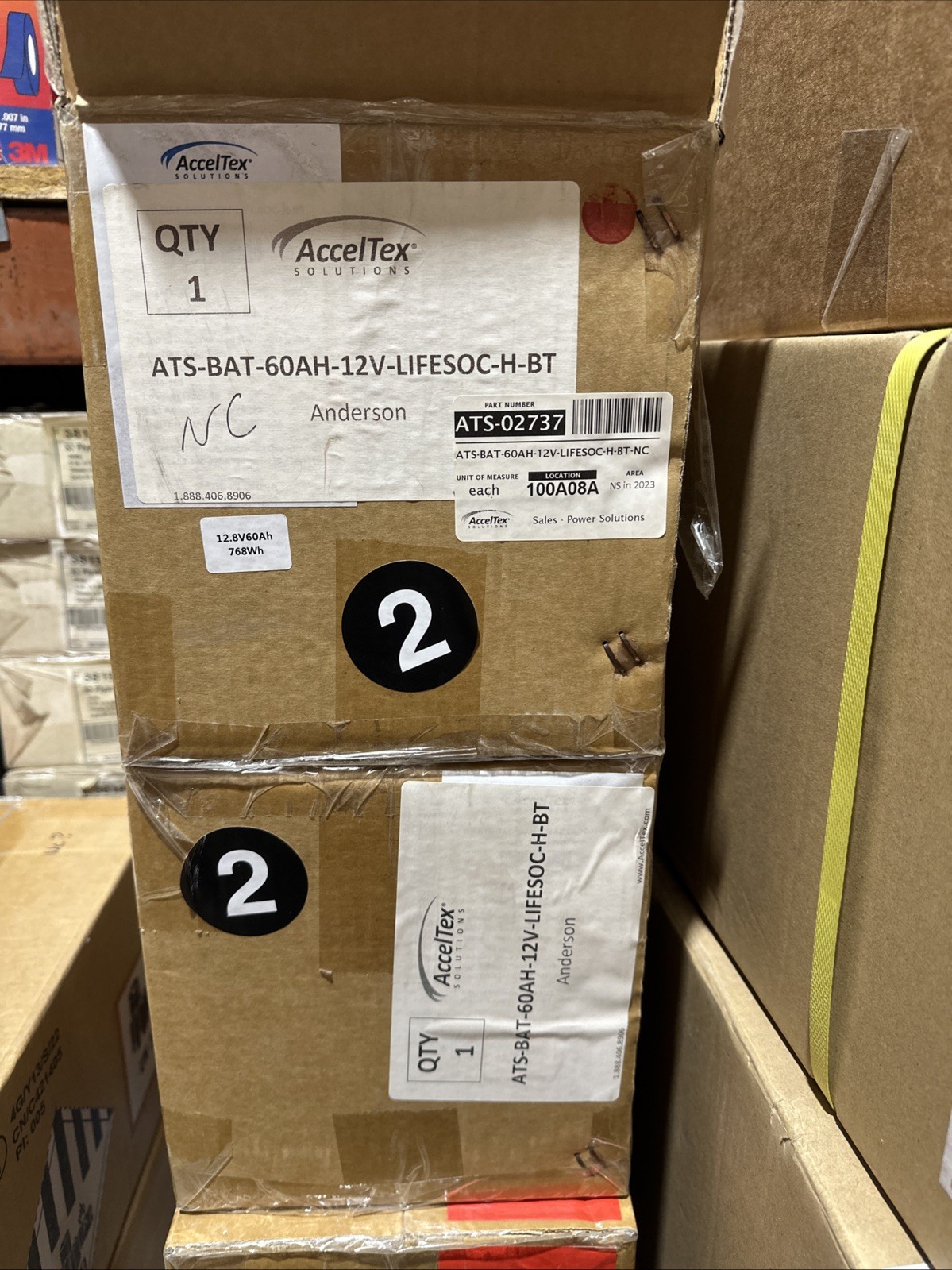 🔴ATS-BAT-60AH-12V-LIFESOC-H-BT 12V 60Ah LiFePO4 Lithium Battery w/ Heater, ‼️