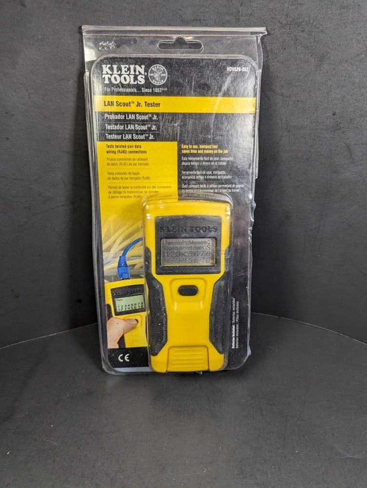 Klein Tools LAN Scout Jr Tester (OPEN BOX CONDITION)