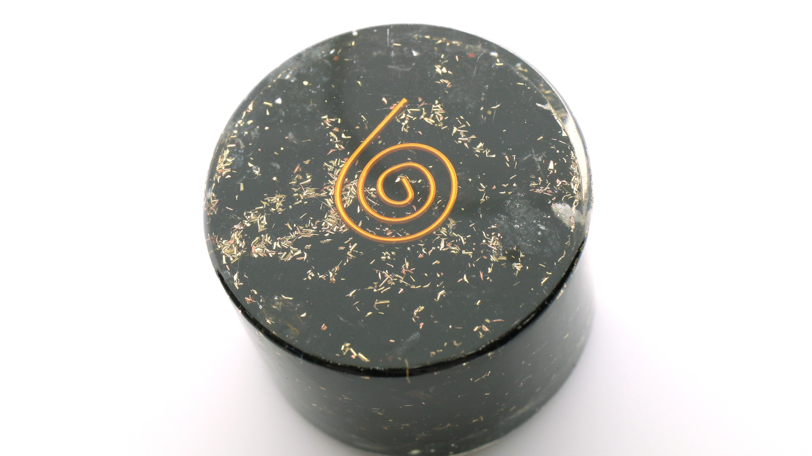 Black Tourmaline Orgone Tower Buster Energy Generator EMF Protection 1.75"