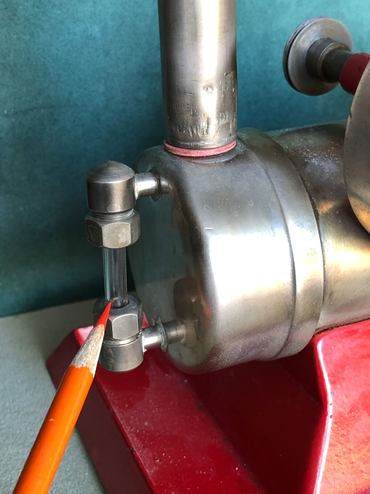 Empire Vintage Toy Steam Engine B-30 Sight Tube And Gaskets