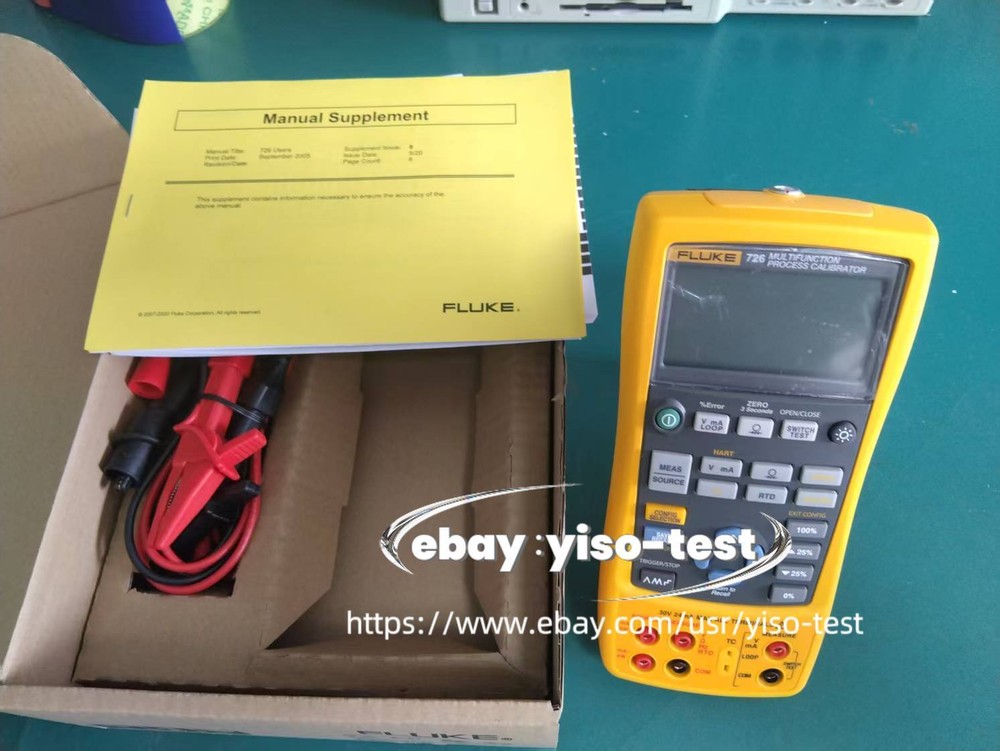 Fluke 726 Precision Multifunction Process Calibrator/ Good function #$