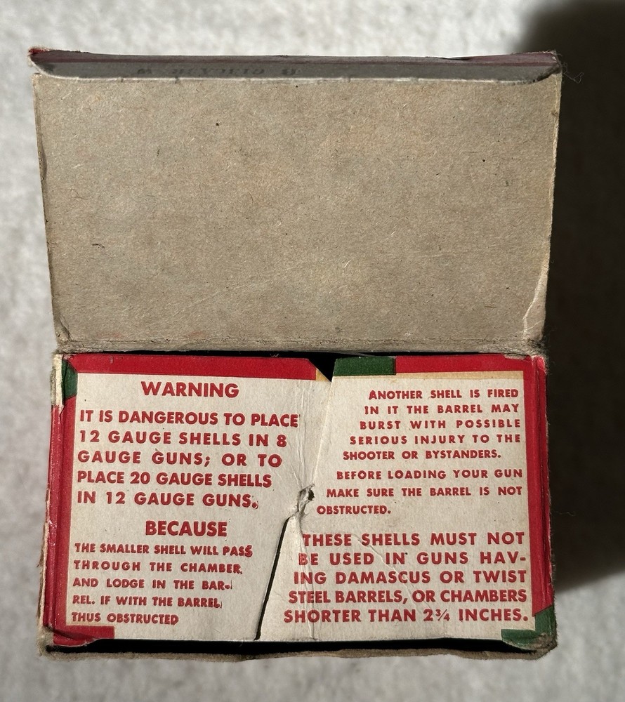 Remington Kleanbore Express Extra Long Range 12 GA. Empty Ammo Box.
