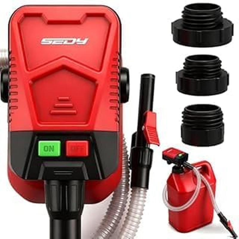 Automatic Fuel Transfer Pump with Auto-Stop Sensor(3.2 GPM), Battery...