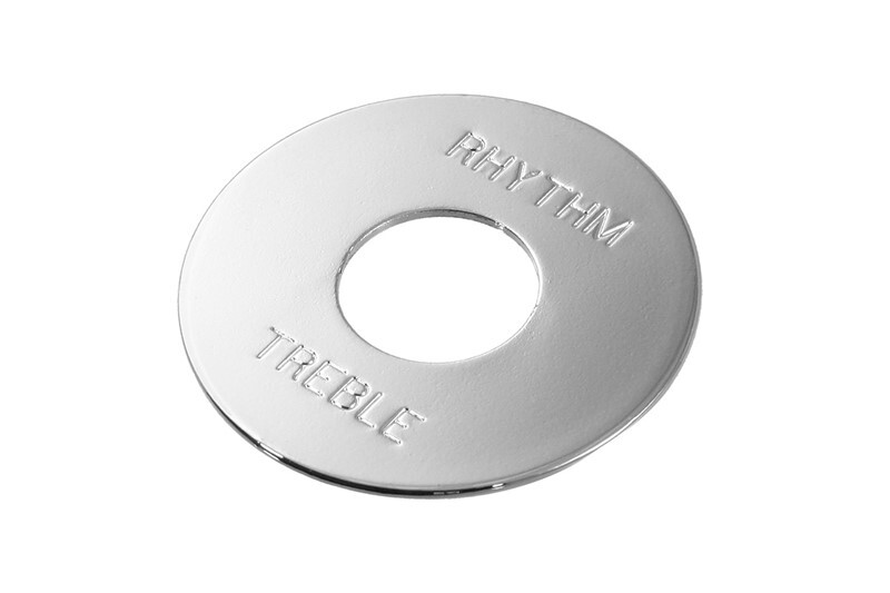 NEW - Rhythm/Treble Ring For Les Paul Toggle Switch - CHROME