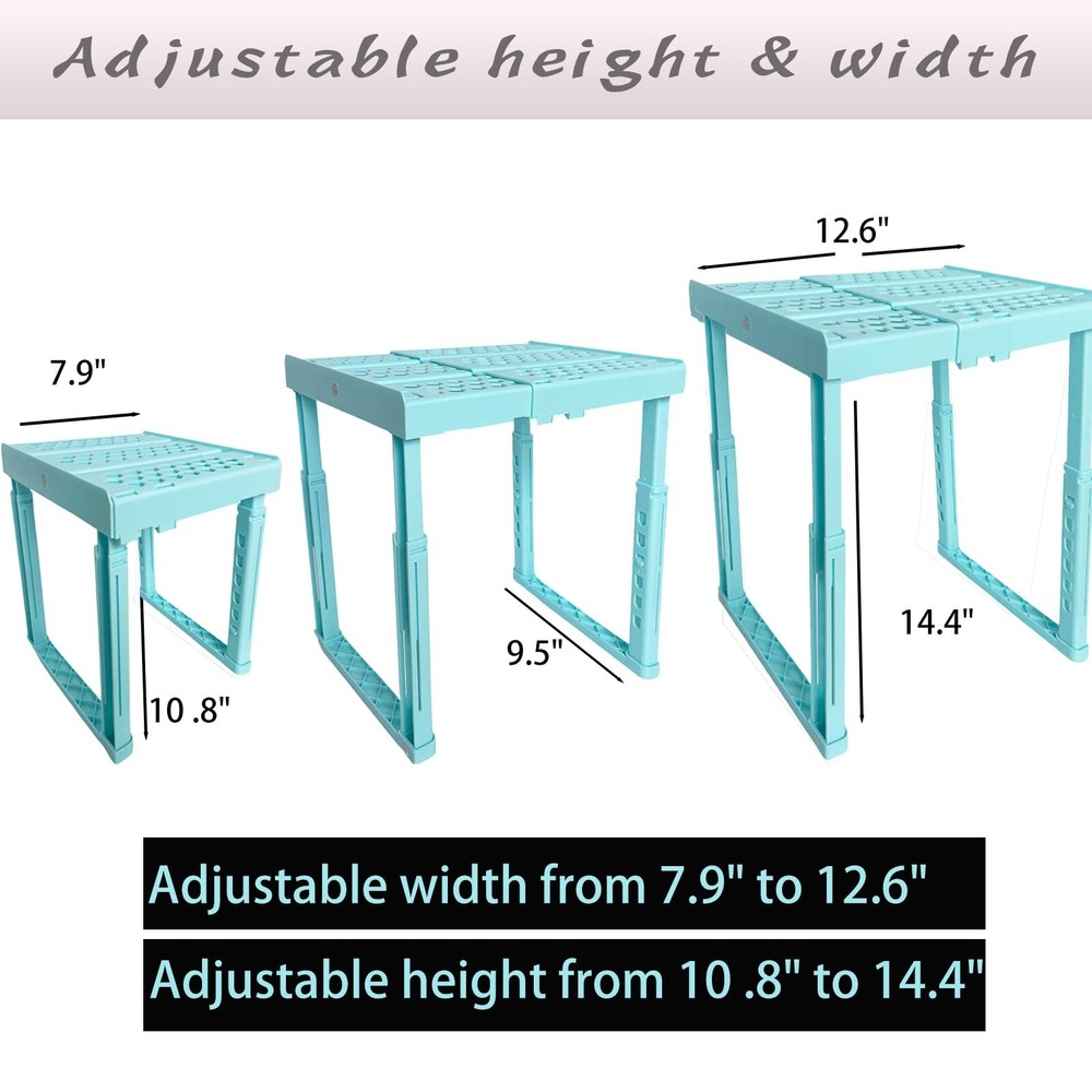 Adjustable Locker Shelf for School, Height and Width Adjustable Locker Organi...