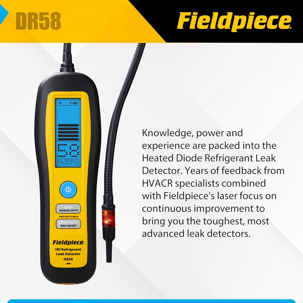 DR58 - Heated Diode Refrigerant Leak Detector