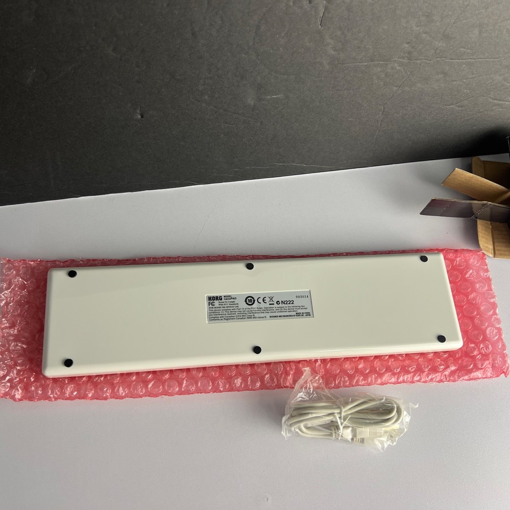 Korg nanoPAD USB Drum Controller White