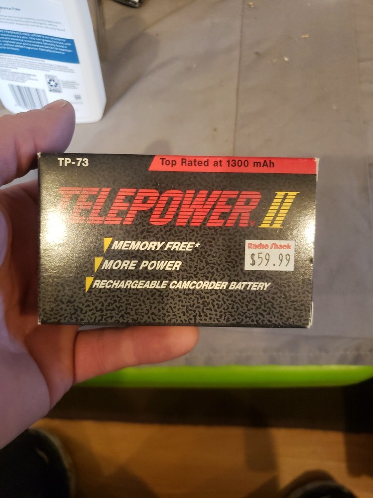 Telepower Camcorder Battery MODEL TP-73