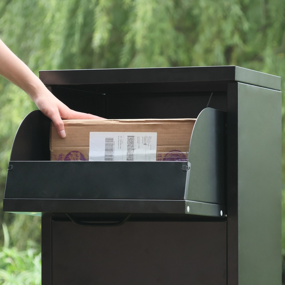 Outdoor Package Delivery Box for Outside Large Lockable Parcel Storage Drop Box