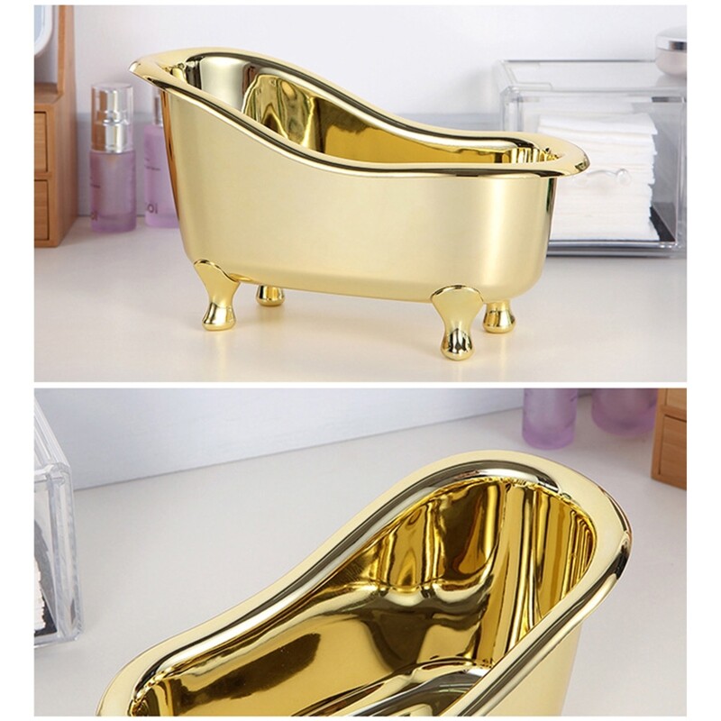 Modern Style Desktop Makeup Organizer Box for Creative Storage Bin with Smooth E