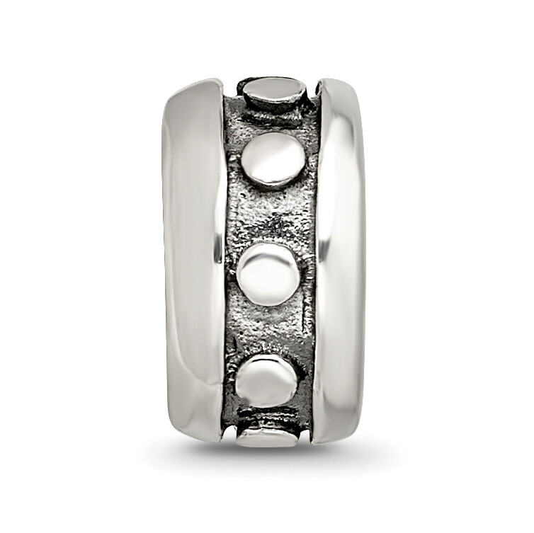 Silver Reflections Stopper/Spacer Bead QRS1401