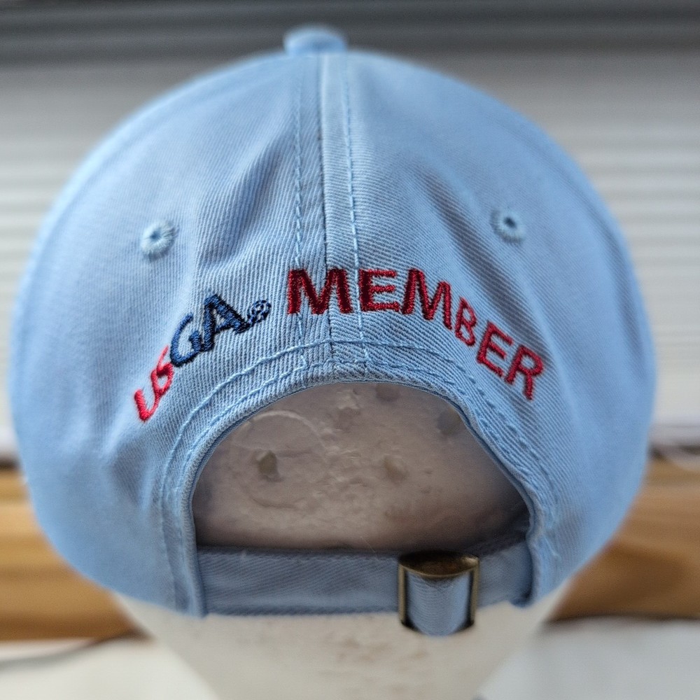 Blue 2019 US Open Pebble Beach Golf USGA Members Strapback Hat Cap