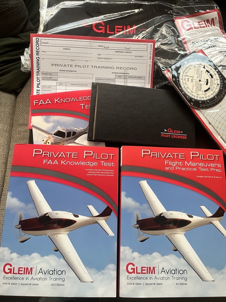 GLEIM Aviation pilot Training Kit 2017 Edition Course Materials