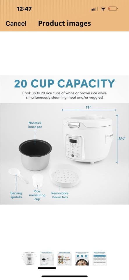 Aroma Professional Multicooker | Large | 20 cups || New || Open Box