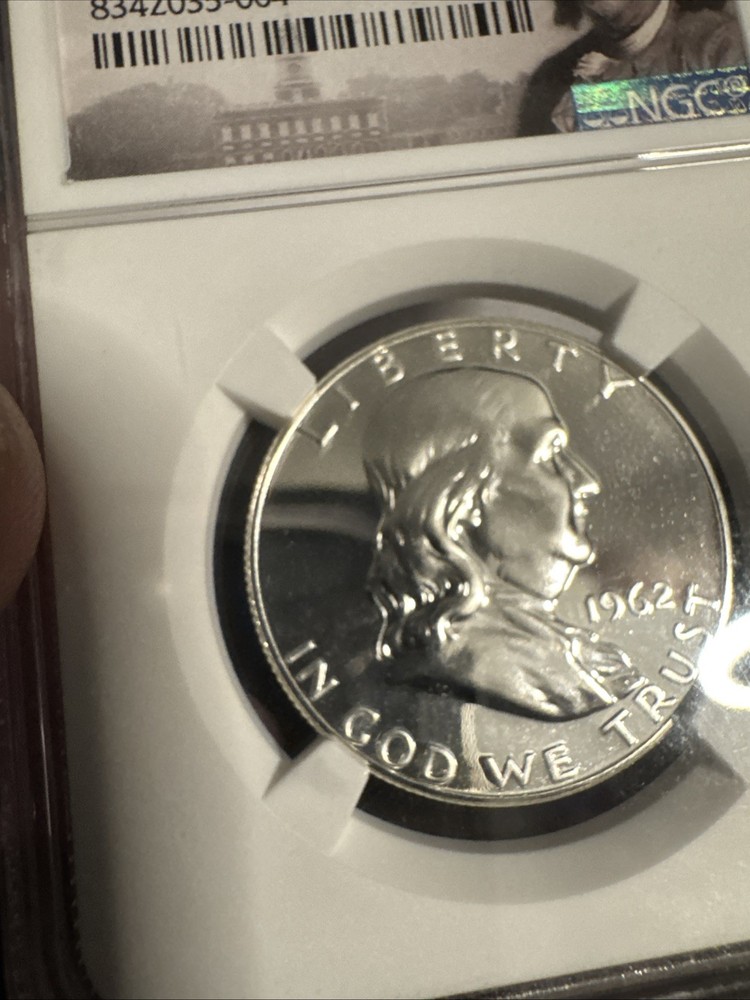 1962 Franklin Silver Half Dollar - NGC PF69